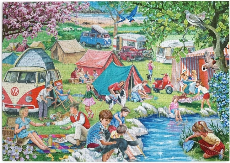 Puzzle Camping de 1000 piezas