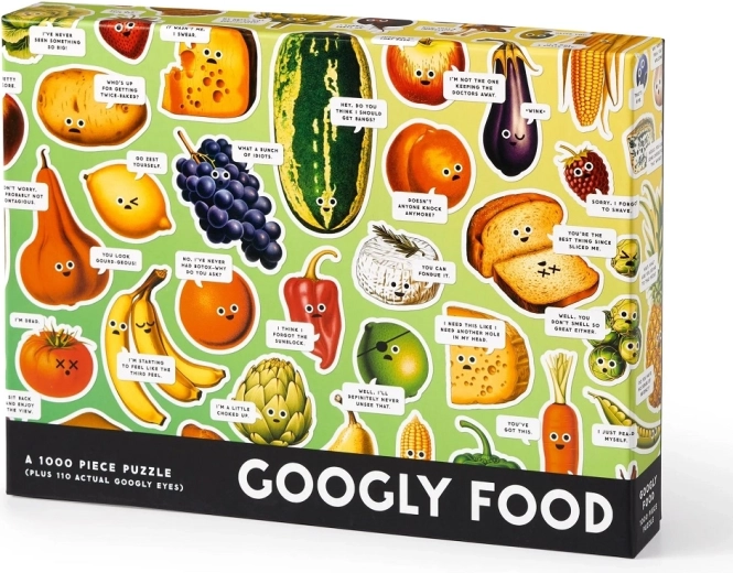 Puzle Googly Food de 1000 piezas