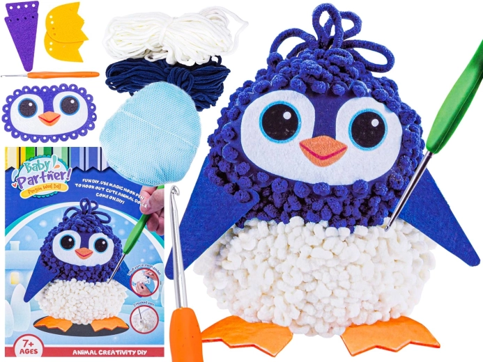 Set creativo para hacer un peluche – DIY pingüino