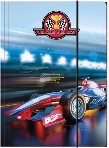 Carpeta para cuadernos Racer team A4 con goma elástica