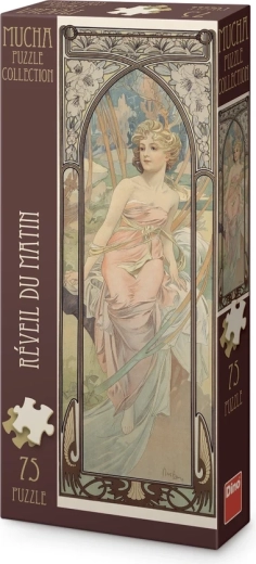 Puzzle panorámico Dino Alfons Mucha – Despertar de la mañana 75 piezas
