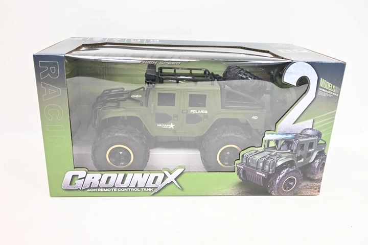 Coche RC todoterreno militar con control remoto - 1 pieza