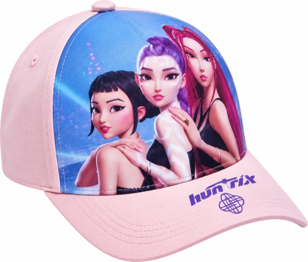Gorra infantil K-Pop Demon Hunters HUNTR/X rosa