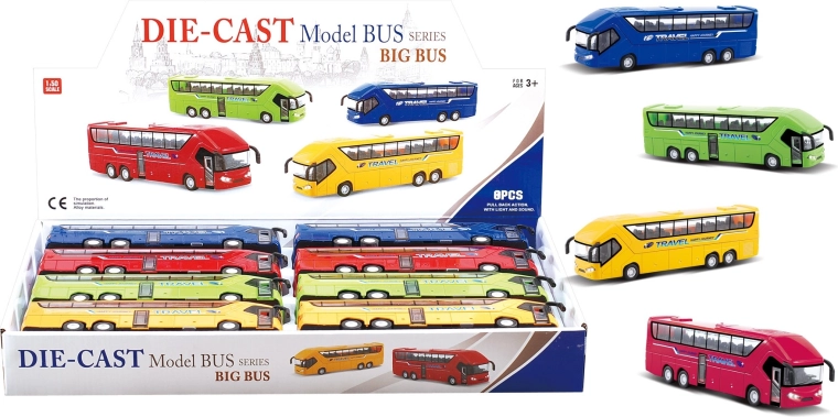Autobús a escala 1:50 – set de 4 tipos