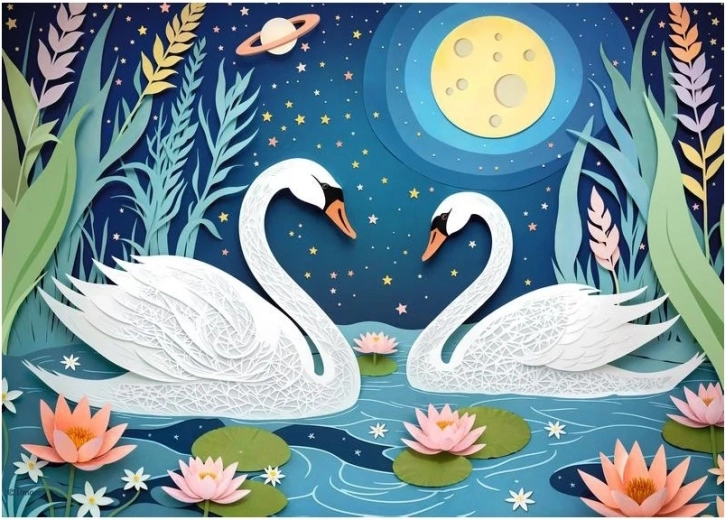 Puzzle Cita a la luz de la luna 1000 piezas CHERRY PAZZI