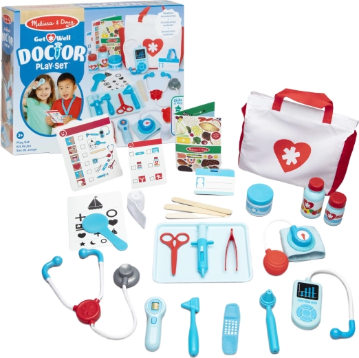 Set médico infantil con accesorios GET WELL DOCTOR