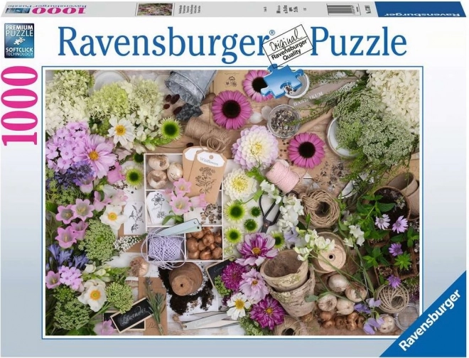Puzzle de 1000 piezas – Hermosas flores RAVENSBURGER