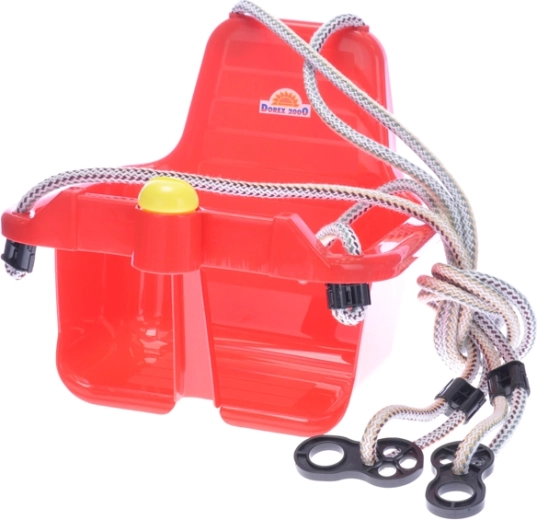 Columpio infantil con bocina – rojo