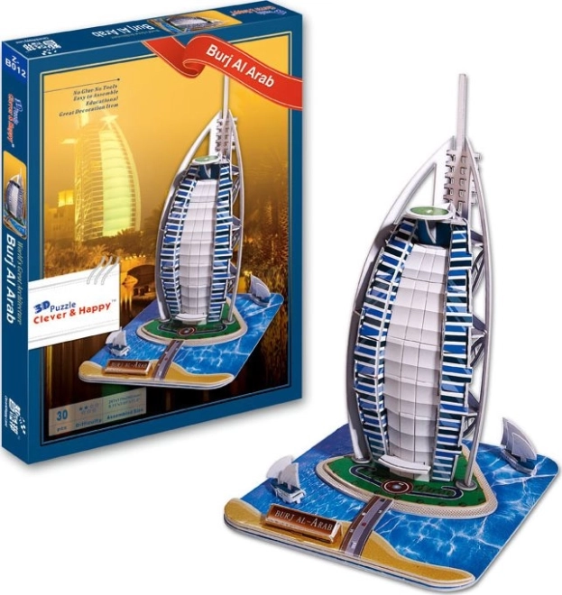 Rompecabezas 3D Burj Al Arab 30 piezas