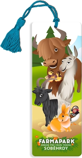 Marcapáginas 3D Prime – animales del Farmapark