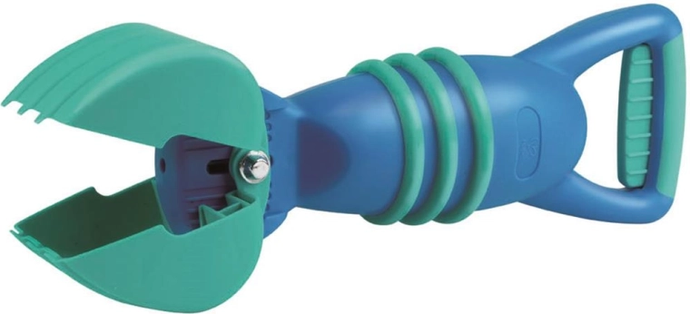Cuchara para arena azul