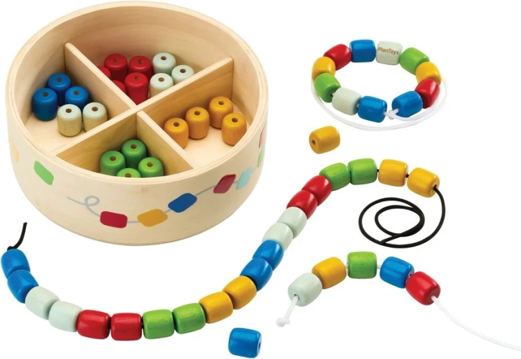 PlanToys ensartado de cuentas en caja
