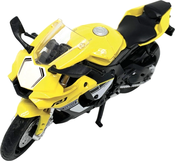 Modelo metálico de motocicleta Yamaha YZF-R1 a escala 1:18