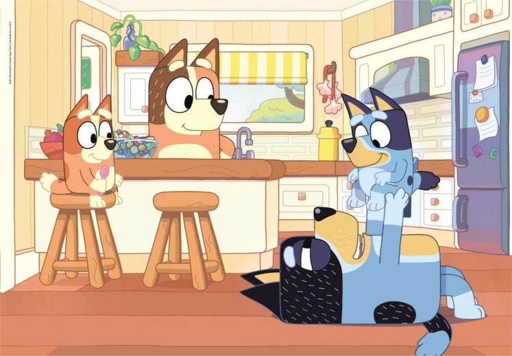 Puzzle Bluey de 104 piezas