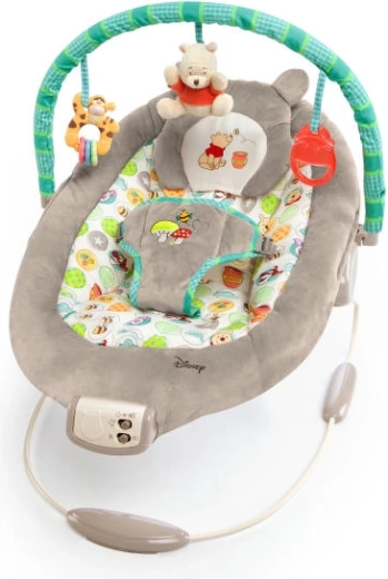 Hamaca vibratoria con melodías DISNEY Baby WINNIE THE POOH Dots & Hunny, 0m+, hasta 9 kg