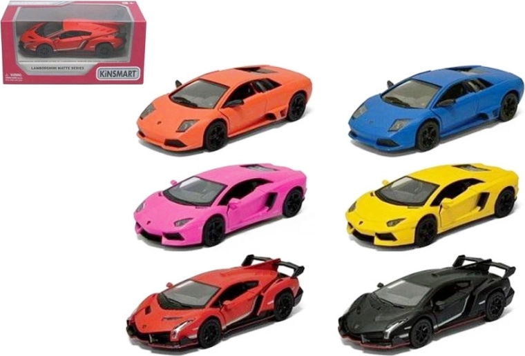 Lamborghini 1:36 modelo metálico con mecanismo Pull Back