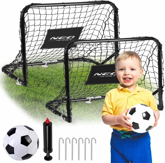 Neo-Sport set de porterías de fútbol para niños 2 uds