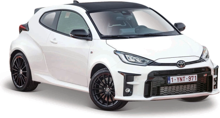 Maisto Toyota GR Yaris 2021 blanco 1:24