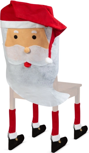 Decoración navideña para silla Papá Noel - 1 unidad
