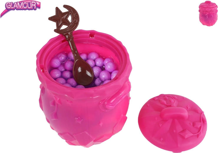 Olla mágica con slime y accesorios Glamour
