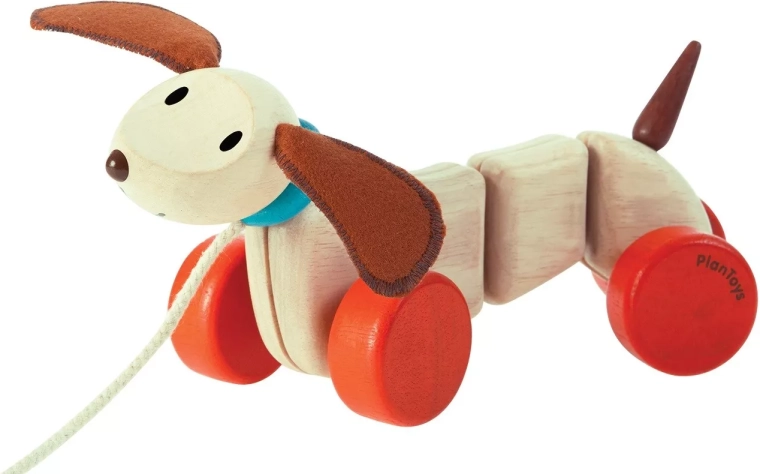 Perrito de madera de arrastre PlanToys
