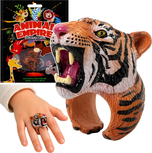 Anillo infantil con tigre de Bengala