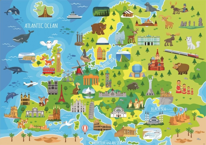 Educa puzzle Mapa de Europa 150 piezas