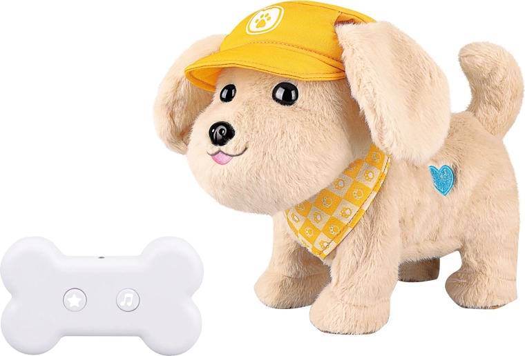 Perro de peluche interactivo con control remoto 27 cm
