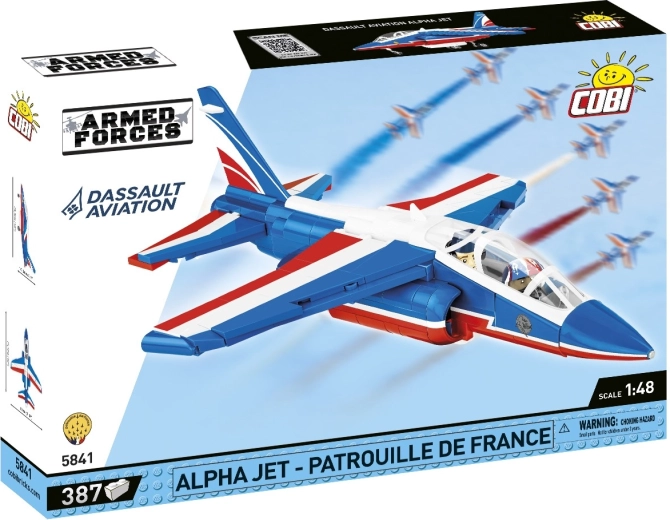COBI armed forces Alpha Jet Patrouille de France 1:48 – set de construcción (387 piezas)