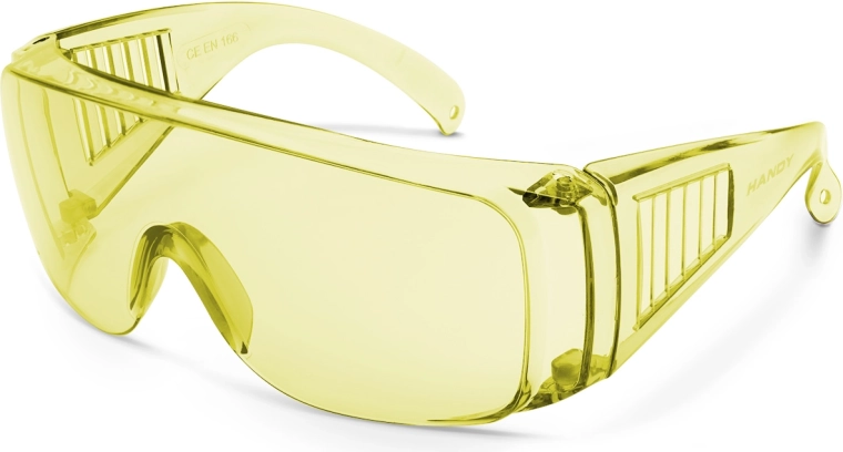 Gafas de protección amarillas con filtro UV