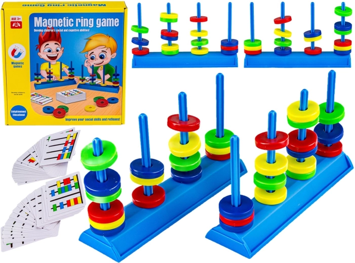 Juego lógico y de destreza: anillos magnéticos