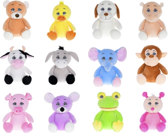 Vaca de peluche 25 cm – juguete suave sentado para niños desde el nacimiento