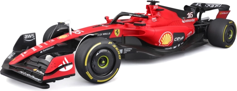 Maisto Tech R/C Ferrari SF-23 fórmula teledirigida 1:10 con sonidos (Charles Leclerc)
