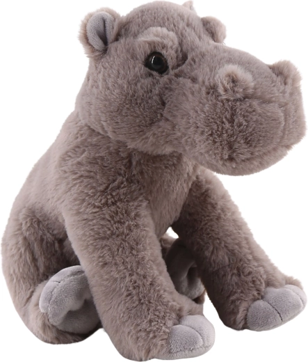 Hipopótamo de peluche sentado 24 cm