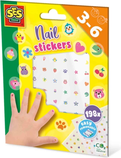 SES Creative pegatinas para uñas 198 uds.
