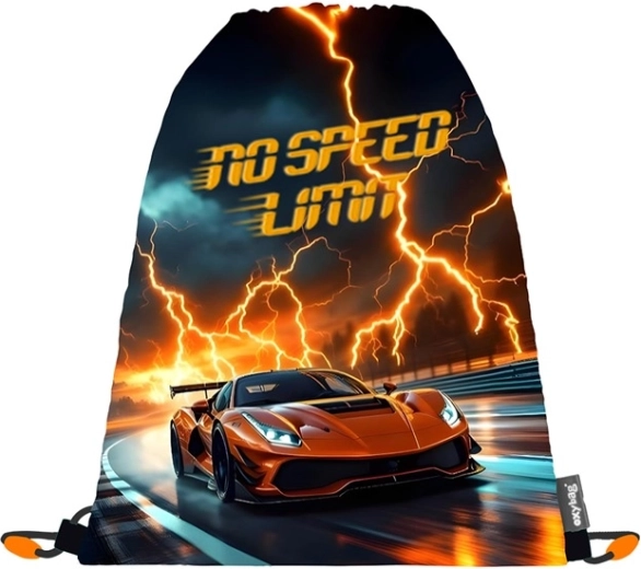 Bolsa para zapatillas de deporte con motivo de coche