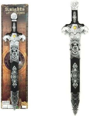 Espada con funda de plástico