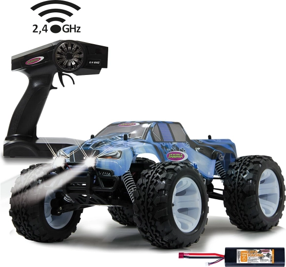 Jamara Ice Tiger monster truck RC eléctrico 4WD 1:10 con iluminación LED