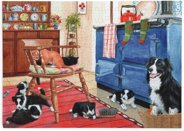 House of Puzzles Mascotas – puzzle con 250 piezas grandes