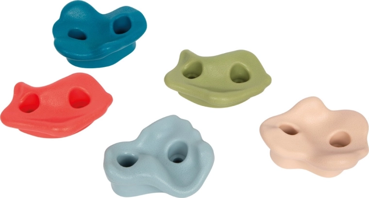 Presas de escalada SMALL FOOT – juego de 5 piezas para paredes infantiles