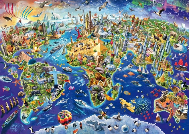Puzzle Descubre el mundo 1000 piezas SCHMIDT
