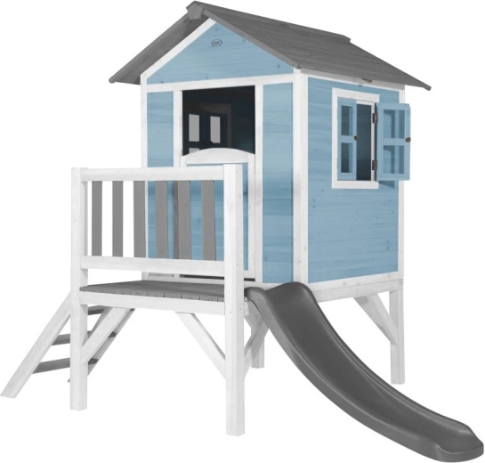 Casita infantil AXI elevada con tobogán de 118 cm