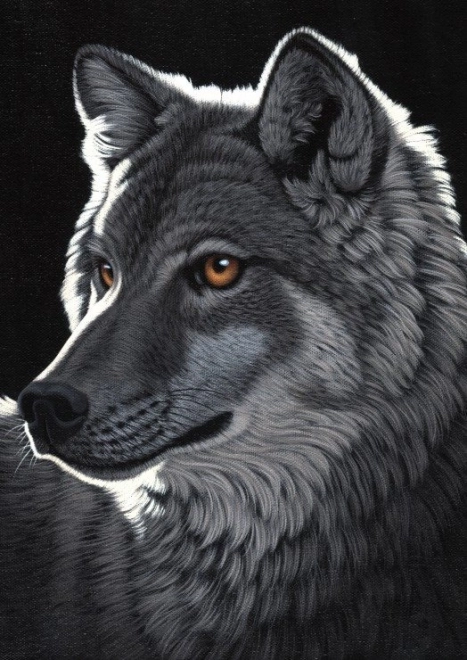 Puzzle Lobo Nocturno de 1000 piezas