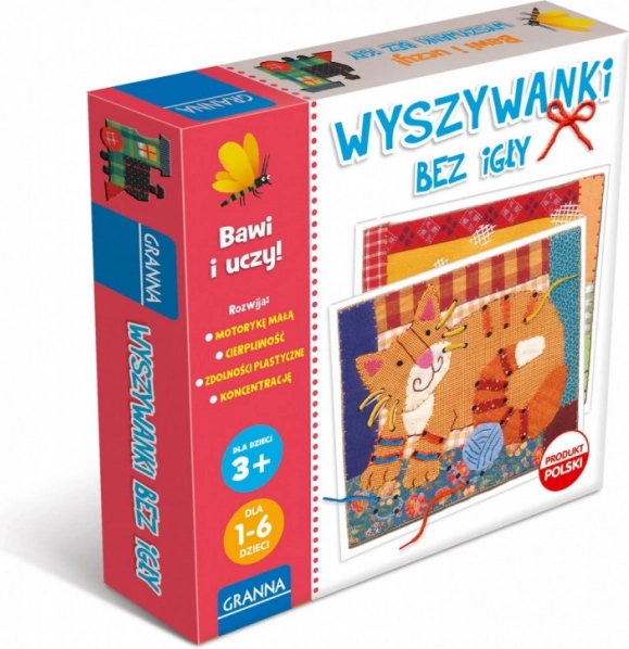 Bordado sin aguja – kit creativo para niños