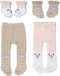 Baby Born medias y calcetines con motivo de ovejita (2 tipos) para muñeca de 43 cm