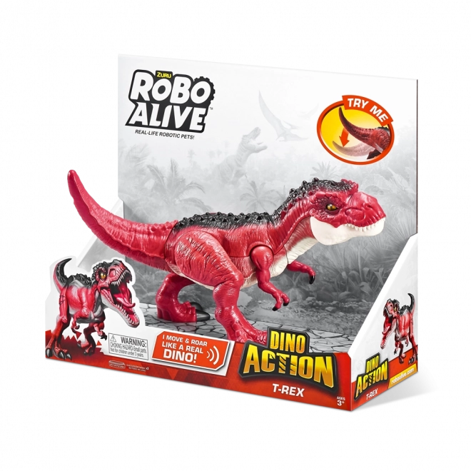 Robo Alive dinosaurio T‑Rex en acción