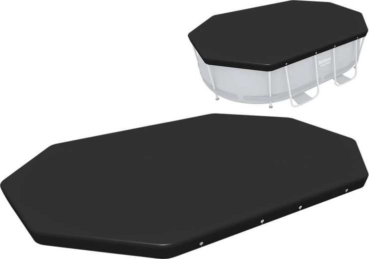 Lona cubre piscina para piscina ovalada con estructura 300 × 200 cm BESTWAY