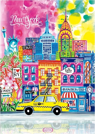 Puzzle Educa Car Pintos: New York 1000 piezas