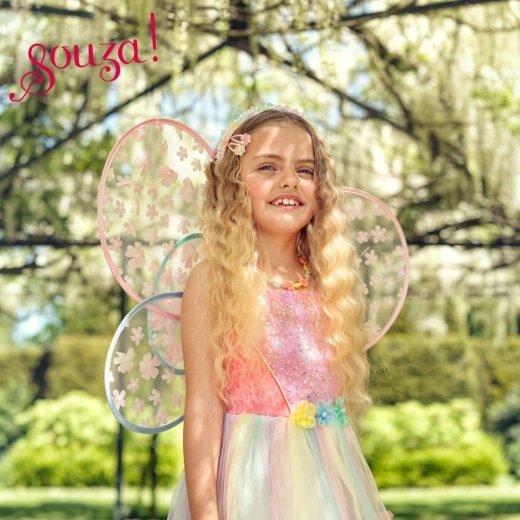 Souza! disfraz infantil de hada Flora (3–4 años, 98–104 cm)