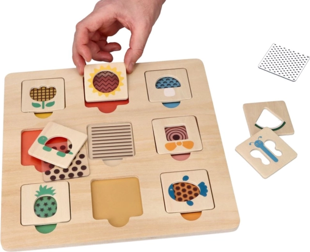 Diseño de madera resistente con bordes lisos